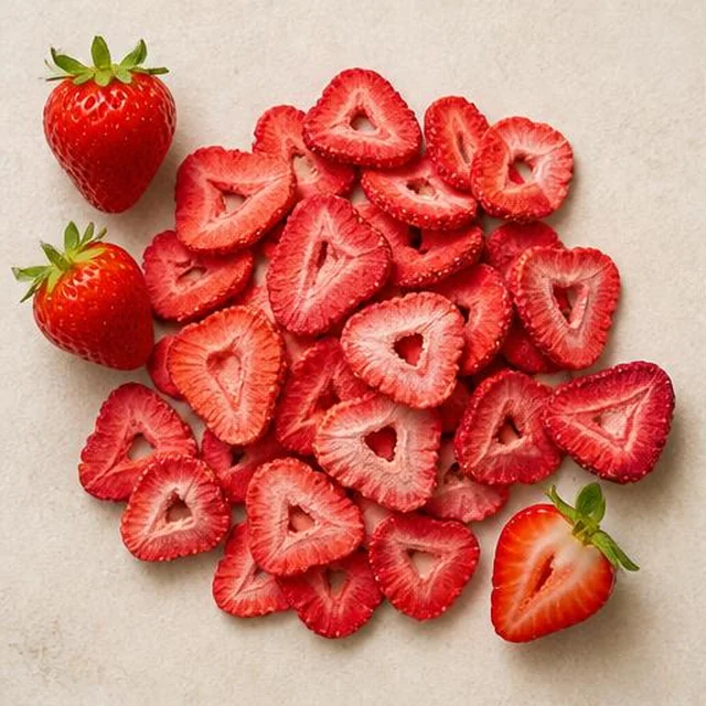 Freeze-dried strawberries