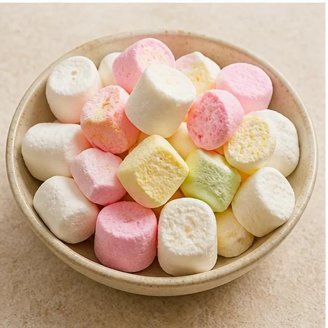 Freeze-dried marshmallows